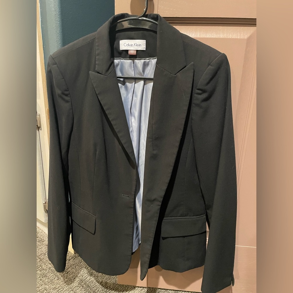 Calvin Klein blazer size 12 Black